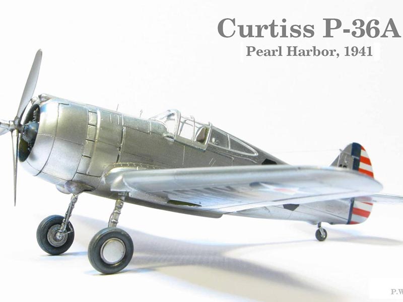 Curtiss P-36A, AZ model 7574
